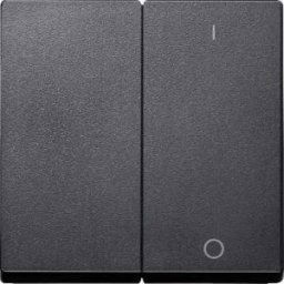 Merten Dupla Billentyű, I/O, System-M, Antracit MTN312014