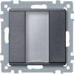 Merten-KNX 1-es nyomógomb , SystemM, antracit MTN627514