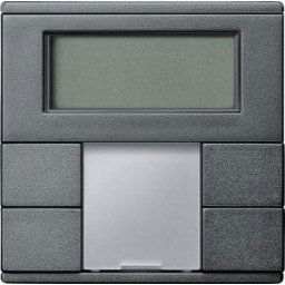 Merten-KNX 2-es multifunkciós falimodul hőmérséklet szabályozóval, SystemM, antracit MTN6212-0414