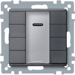 Merten-KNX 4-es IR nyomógomb , SystemM, antracit MTN627914