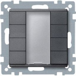 Merten-KNX 4-es nyomógomb , SystemM, antracit MTN627814