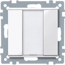 Merten-KNX 1-es nyomógomb , SystemM, aktiv fehér MTN617125