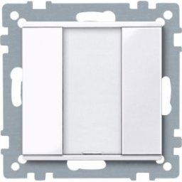Merten-KNX 1-es nyomógomb , SystemM, polár fehér, fényes MTN617119