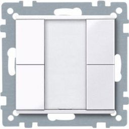 Merten-KNX 2-es nyomógomb , SystemM, polár fehér, fényes MTN617219