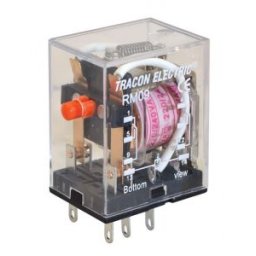 Miniatűr relé 110V AC / 2×CO, (3A, 230V AC / 28V DC)