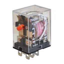 Miniatűr teljesítmény relé 24V DC / 2×CO (10A, 230V AC / 28V DC)