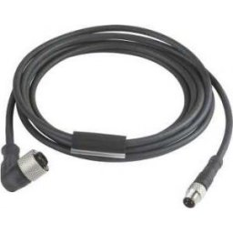 Extens.Lead-Pur-M8 M12-1M Elbowed Connec