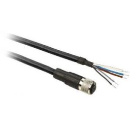 PREWIRED M12 FEMALE 5P 20M PUR STRAIGHT