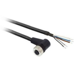 PREWIRED M12 FEMALE 5PINS 20M PUR 90D
