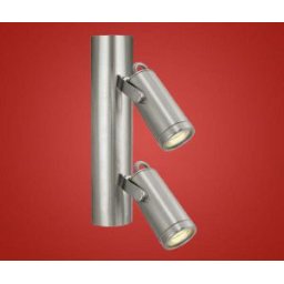 Kültéri fali lámpa GU10 2x35W mag:45cm nemesacél mozgatható szpotfejjel Stockholm 88784