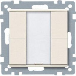 Merten-KNX 2-es nyomógomb , SystemM, krém MTN617244