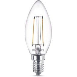 LED gyertya izzó LED Classic Filament B35 CL 2 25W 2700K 250lm E14 15.000h