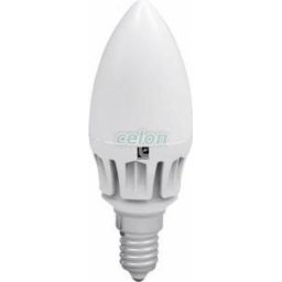 Power Ledes izzó Gyertya formájú Szabályozható E14 7W Fehér Hideg fehér 6200k 230V