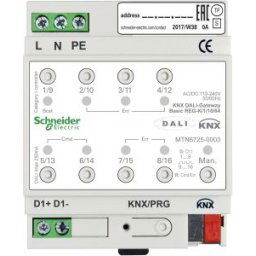 KNX DALI átjáró Basic REG-K/1/16/64