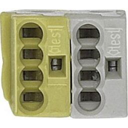 Merten-KNX buszcsatoló sorkapocs, fehér/sárga MTN689702