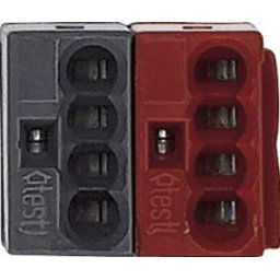 Merten-KNX buszcsatoló sorkapocs, fekete/piros MTN689701