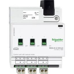 Merten-KNX REG-K 3-as 0-10V univerzális fényerőszabályzó aktor MTN646991