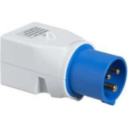 PRATIKA Adapter, 2P+F, 16A, IP20, német PKZA203