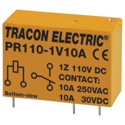 Print relé 110V DC / 1×CO (10A, 230V AC / 30V DC)