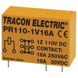 Print relé 110V DC / 1×CO (16A, 230V AC / 30V DC)