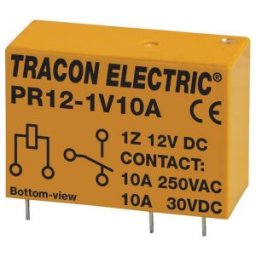 Print relé 12V DC / 1×CO (10A, 230V AC / 30V DC)