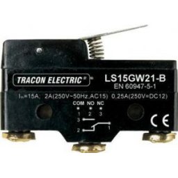 Helyzetkapcsoló, rugószáras 1×CO, 2A/230V AC, 17mm, IP00
