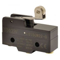 Helyzetkapcsoló, rugószáras-görgős 1×CO, 2A/230V AC, 19mm, IP00