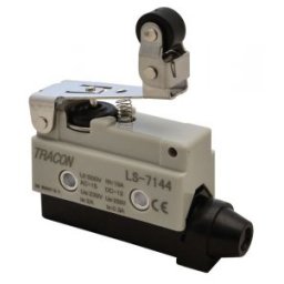 Helyzetkapcsoló, rugószáras-csuklógörgő 1×CO, 2A/230V AC, 47mm, IP40