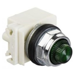 jelzőlámpa, 120V AC/DC, zöld 9001KP38G31