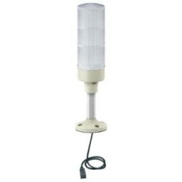 Harmony XVGU Ø60 komplett fényoszlop, 3 modulos, konfigurálható színű, hangjelzős, 100mm tartócsöves, 5VDC USB