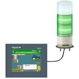 Harmony XVGU Ø60 komplett fényoszlop, 3 modulos, konfigurálható színű, hangjelzős, 5VDC USB