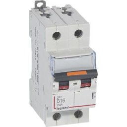 DX3 Kismegszakító 2P B 16A 25kA 409716