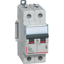 DX3 Kismegszakító 2P B 20A 10kA/16kA 408943