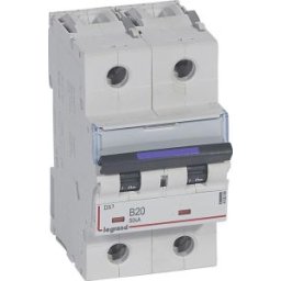 DX3 Kismegszakító 2P B 20A 50kA 410099