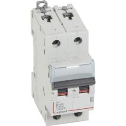 DX3 Kismegszakító 2P B 25A 10kA/16kA 408944