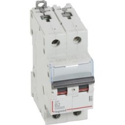 DX3 Kismegszakító 2P B 2A 10kA/16kA 408936