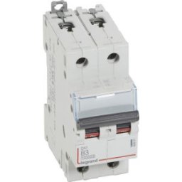 DX3 Kismegszakító 2P B 3A 10kA/16kA 408937