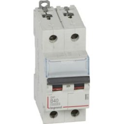 DX3 Kismegszakító 2P B 40A 10kA/16kA 408946
