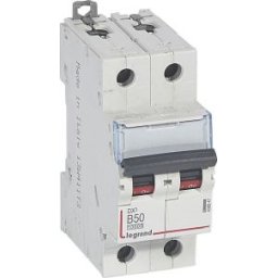 DX3 Kismegszakító 2P B 50A 10kA/16kA 408947