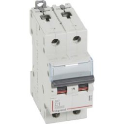 DX3 Kismegszakító 2P C 1A 10kA/16kA 409195
