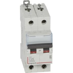 DX3 Kismegszakító 2P C 25A 10kA/16kA 409204