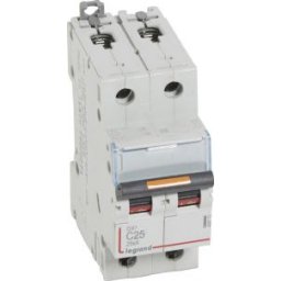 DX3 Kismegszakító 2P C 25A 25kA 409770