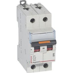 DX3 Kismegszakító 2P C 2A 25kA 409765