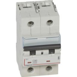DX3 Kismegszakító 2P C 80A 10kA/16kA 408640