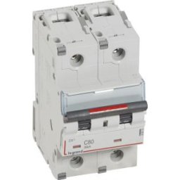 DX3 Kismegszakító 2P C 80A 36kA 410015