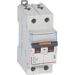 DX3 Kismegszakító 2P D 10A 25kA 409819
