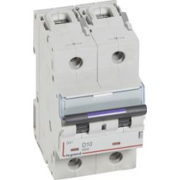 DX3 Kismegszakító 2P D 10A 50kA 410199
