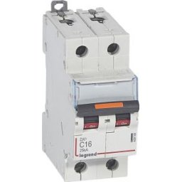 DX3 Kismegszakító 2P D 16A 25kA 409820