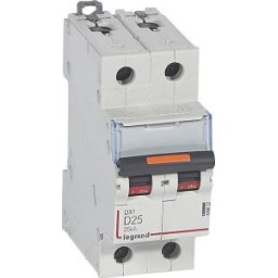 DX3 Kismegszakító 2P D 25A 25kA 409822