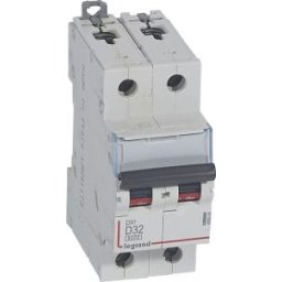 DX3 Kismegszakító 2P D 32A 6kA 408034